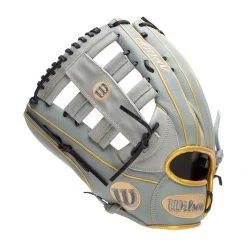 Hot Sale ✔️ Wilson A2000 SuperSkin 13" Slow Pitch Softball Glove: WTA20RS2013SS Grey 🎉 -Deals glovegear Store 4347 10 21 wilson a2000 superskin 13 slow pitch softball glove wta20rs2013ss 31825 3 l