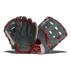 Buy 👏 Rawlings HOH Mark of a Pro 11.25" Baseball Glove: SPNP2-6GW Grey, Red ⌛