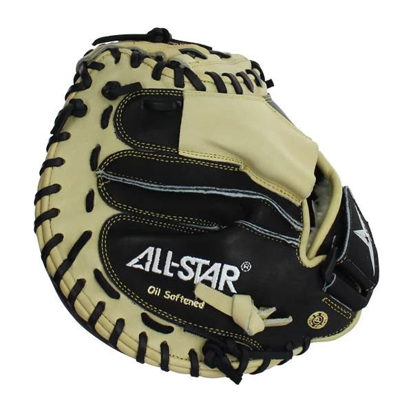 Hot Sale ⭐ All Star Pro 31.5" Youth Catcher's Mitt: CM1100PRO Black, Brown, Tan 👏 4 Hot Sale ⭐ All Star Pro 31.5" Youth Catcher's Mitt: CM1100PRO Black, Brown, Tan 👏 - Image 4