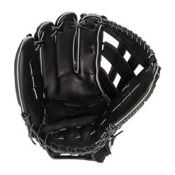 Promo 😀 Mizuno Techfire 13" Slow Pitch Softball Glove: GTF1300 Black, Grey ✔️