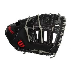 Flash Sale ✨ Wilson A2000 SuperSkin 12.25" First Base Mitt: WTA20RB202820SS Black 😍 -Deals glovegear Store 4919 08 19 31803 3 l