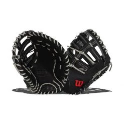 Flash Sale ✨ Wilson A2000 SuperSkin 12.25" First Base Mitt: WTA20RB202820SS Black 😍 -Deals glovegear Store 49fe 08 19 31803 l