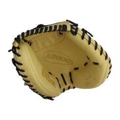Budget ⌛ Wilson A2000 SuperSkin M2 33.5" Baseball Catcher's Mitt: WBW100117335 Black, Tan ✔️ -Deals glovegear Store 4c6e 09 20 wilson a2000 superskin m2 33 5 baseball catchers mitt wbw100117335 33620 6 l