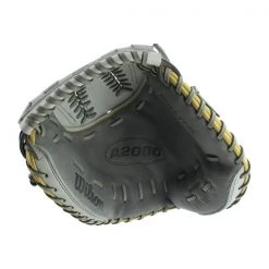 Budget ✨ Wilson A2000 SuperSkin 34" Fastpitch Softball Catcher's Mitt: WTA20RF19CM34SS Grey, White 🔔 -Deals glovegear Store 4cec 08 18 30522 5 m