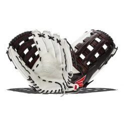 Outlet ❤️ Easton Tournament Elite 15" Slow Pitch Softball Glove: TESP15 Black, Red, White ⌛