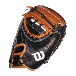 Best deal ❤️ Wilson A2K 33.5" Baseball Catcher's Mitt: WBW100071335 Black, Brown, Tan 🎁 -Deals glovegear Store 4e24 07 20 wilson a2k 33 5 baseball catchers mitt wbw100071335 33327 3 l