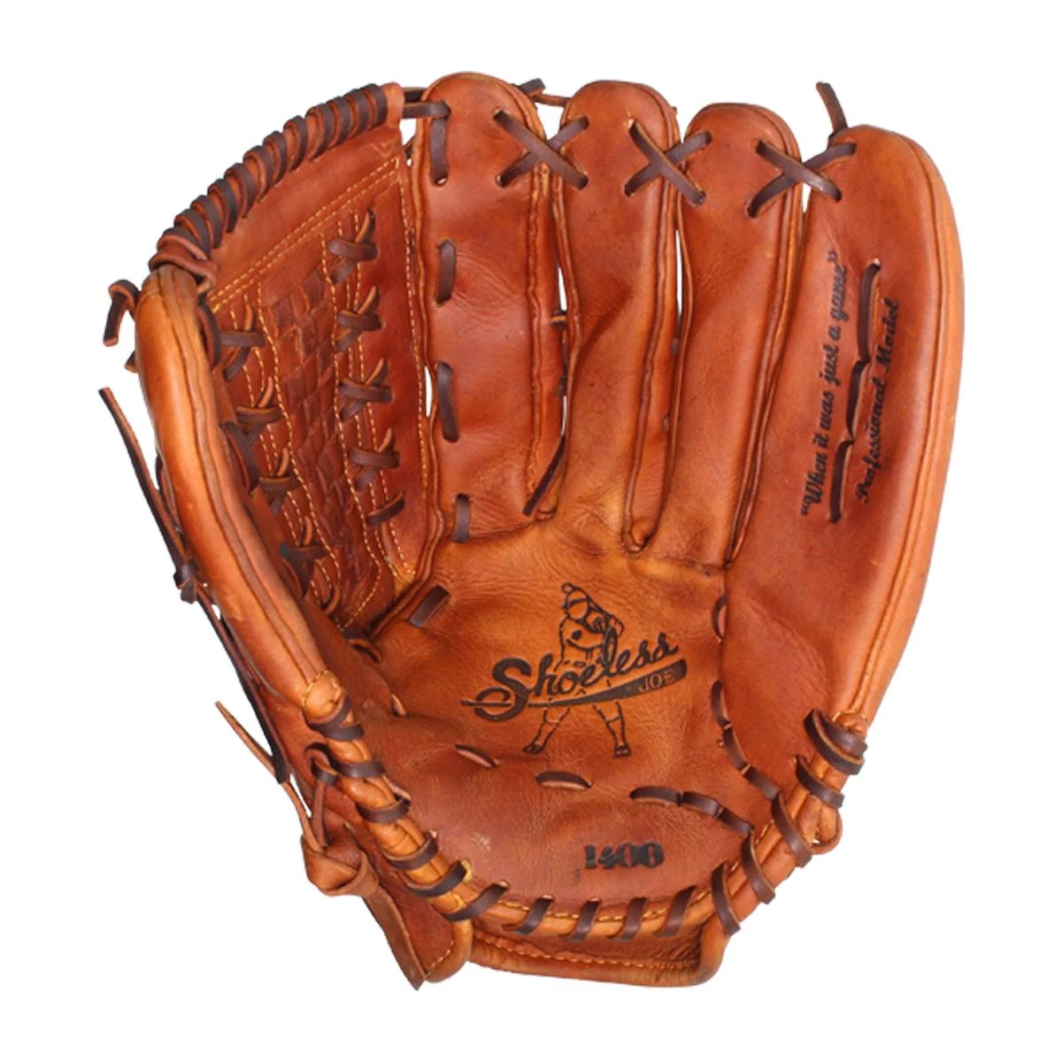 Hot Sale β€οΈ Shoeless Joe Professional 14" Slow Pitch Softball Glove: 1401BW Brown π 2 Hot Sale β€οΈ Shoeless Joe Professional 14" Slow Pitch Softball Glove: 1401BW Brown π - Image 2