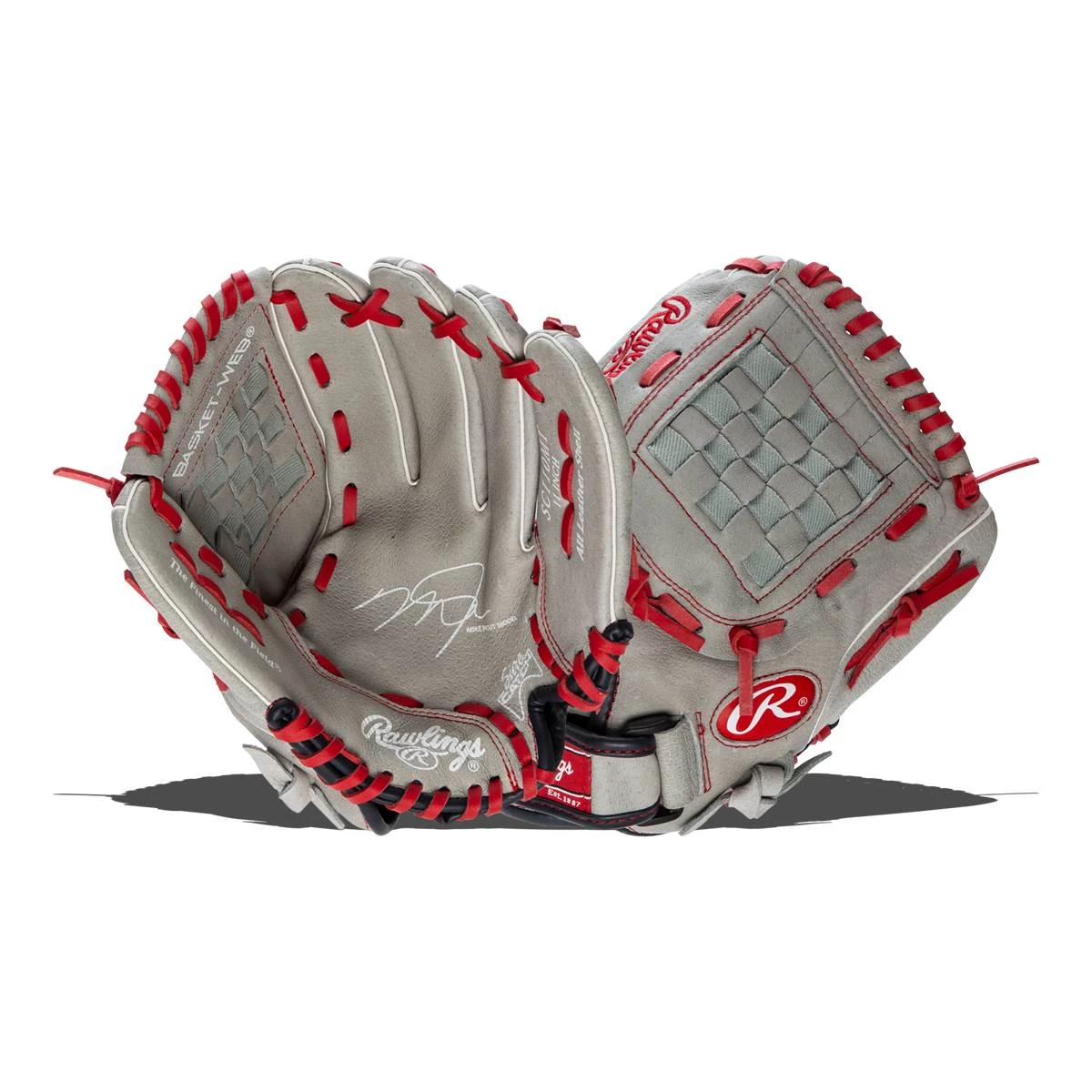 Best Pirce π Rawlings Sure Catch 11" Mike Trout Youth Baseball Glove: SC110MT Grey, Red βοΈ 1 Best Pirce π Rawlings Sure Catch 11" Mike Trout Youth Baseball Glove: SC110MT Grey, Red βοΈ