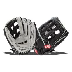 Deals 🛒 Rawlings RSB 13" Slow Pitch Softball Glove: RSB130GBH Black, Grey ❤️