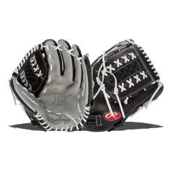 New โ๏ธ Rawlings Heart of the Hide 12.5" Fastpitch Softball Glove: PRO125SB-18GB Black, Grey ๐