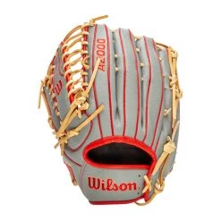 Best deal ✨ Wilson A2000 SuperSkin OT7 12.75" Baseball Glove: WBW1001041275 Grey, Red, Tan ✔️ -Deals glovegear Store 5606 10 21 wilson a2000 superskin ot7 12 75 baseball glove wbw1001041275 33610 13 l
