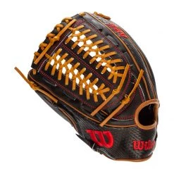 Promo 😀 Wilson A2K 11.75" SuperSkin Baseball Glove: WBW1000631175 Black, Tan 🎁 -Deals glovegear Store 56aa 10 21 wilson a2k 11 75 superskin baseball glove wbw1000631175 33319 7 l