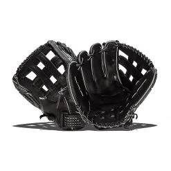 Coupon ❤️ Mizuno Techfire 12.5" Slow Pitch Softball Glove: GTF1250 Black, Grey ❤️