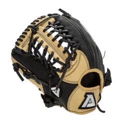 Deals 👍 Akadema ProSoft Select Series 11.5" Baseball Glove: ASF418 Black, Tan ⌛ -Deals glovegear Store 5f12 12 21 akadema prosoft select series 11 5 baseball glove asf418 35378 5 l