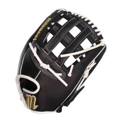 Deals 🌟 Marucci Palmetto Series 12.50" Fastpitch Softball Glove: MFGPL1250FP Black, White 🛒 -Deals glovegear Store 61d5 08 19 31655 2 l