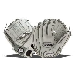 Brand new 🔥 Wilson A2000 SuperSkin 12" Fastpitch Softball Glove: WTA20RF19P12 Grey, White 🔥
