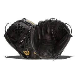 Budget ❤️ Wilson A1000 P12 12" Fastpitch Softball Glove: WBW10018012 Black, Gold 🤩