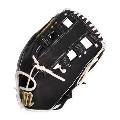 Wholesale 🔔 Marucci Palmetto 13" Fastpitch Softball Glove: MFGPL1300FP Black, White ⌛ -Deals glovegear Store 65b3 08 19 31657 2 l