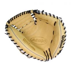 Buy 🎉 Wilson A2000 Pedroia Fit 33.00" Baseball Catcher's Mitt: WTA20RB19PFCM33 Grey, Tan 🔥