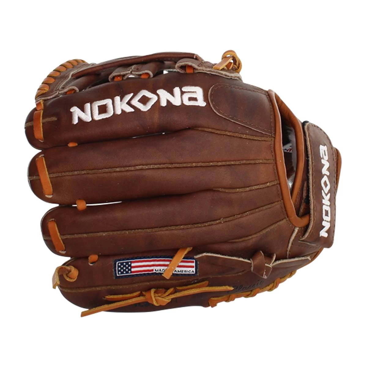 New ⭐ Nokona Walnut 11.5" Fastpitch Softball Glove: W-V1150H Brown ❤️ 4 New ⭐ Nokona Walnut 11.5" Fastpitch Softball Glove: W-V1150H Brown ❤️ - Image 4
