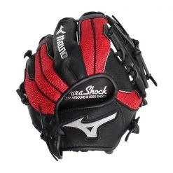 Flash Sale ⌛ Mizuno Prospect PowerClose 10" Youth Baseball Glove: GPP1000Y3RD Black, Red ⌛ -Deals glovegear Store 6bd6 09 18 30865 6 m