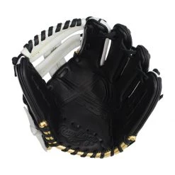 Deals 🌟 Rawlings Encore 11.25" Baseball Glove: EC1125-20BW Black, White 👏