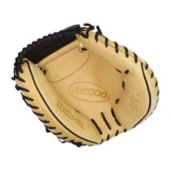 Promo ⌛ Wilson A2000 33" Catcher's Mitt: WTA20RB19CM33 Black, Tan 😀 -Deals glovegear Store 6ed0 03 20 wilson a2000 33 catchers mitt wta20rb19cm33 30488 6 l
