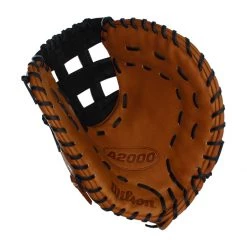 Brand new 💯 Wilson A2000 12.5" First Base Mitt: WTA20RB202013 Black, Brown 🤩 -Deals glovegear Store 711f 07 19 31804 1 l