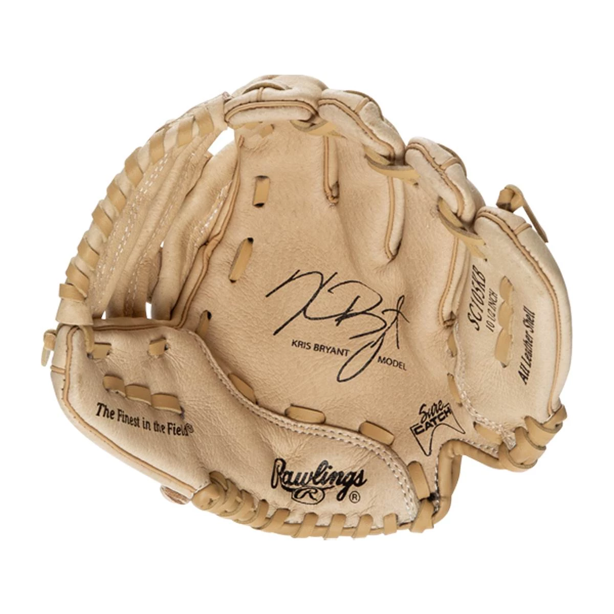 Best Sale ❤️ Rawlings Sure Catch 10.5" Kris Bryant Youth Baseball Glove: SC105KB Tan ✔️ 6 Best Sale ❤️ Rawlings Sure Catch 10.5" Kris Bryant Youth Baseball Glove: SC105KB Tan ✔️ - Image 6