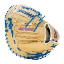Cheap 🥰 Wilson A2000 Aubree Munro SuperSkin AM1 Spin Control 34" Fastpitch Softball Catcher's Mitt: WBW10043634 Blue, Red, Tan 😀 -Deals glovegear Store 75dc 09 21 wilson a2000 aubree munro superskin am1 spin control 34 fastpitch softball catchers mitt wbw10043634 34696 5 l