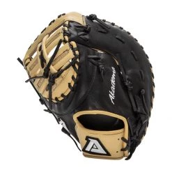 Wholesale 😉 Akadema ProSoft Select Series 12.5" First Base Mitt: ASF454 Black, Tan ⭐ -Deals glovegear Store 7700 12 21 akadema prosoft select series 12 5 first base mitt asf454 35382 13 l