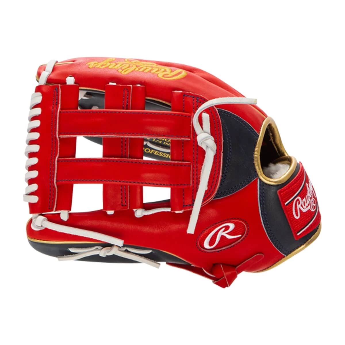 Cheap 👏 Rawlings Pro Preferred 12.75" Ronald Acuna Jr. Baseball Glove: PROSRA13 Navy, Red ✨ 4 Cheap 👏 Rawlings Pro Preferred 12.75" Ronald Acuna Jr. Baseball Glove: PROSRA13 Navy, Red ✨ - Image 4