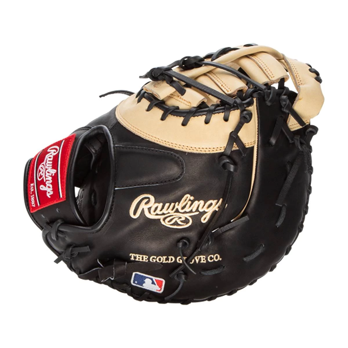 Outlet 💯 Rawlings Heart of the Hide 13" First Base Mitt: PRODCTCB Black, Tan 🥰 5 Outlet 💯 Rawlings Heart of the Hide 13" First Base Mitt: PRODCTCB Black, Tan 🥰 - Image 5