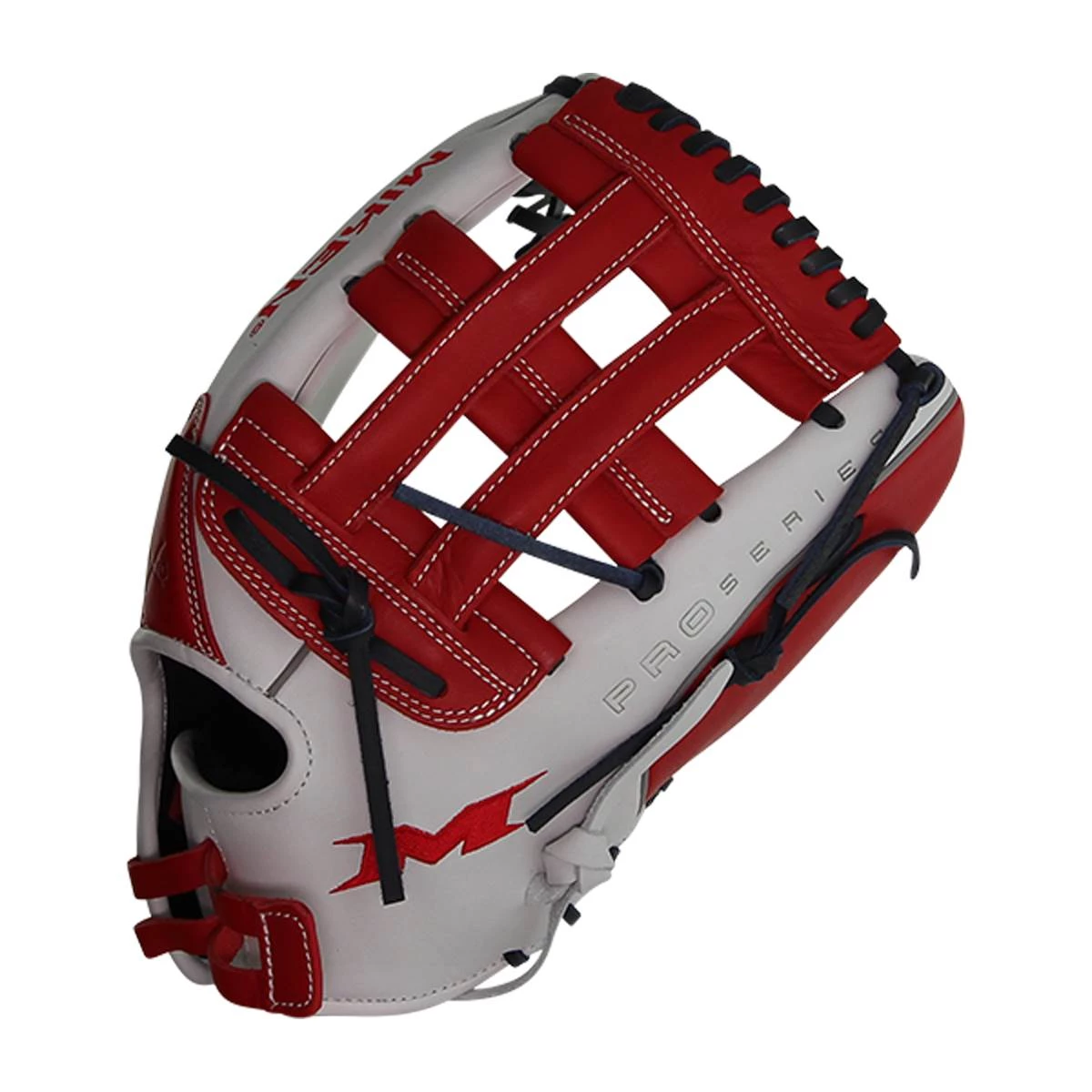 Best deal 👍 Miken Pro Series 13.5" Slow Pitch Softball Glove: PRO135-WSN Blue, Red, White ✔️ 10 Best deal 👍 Miken Pro Series 13.5" Slow Pitch Softball Glove: PRO135-WSN Blue, Red, White ✔️ - Image 10