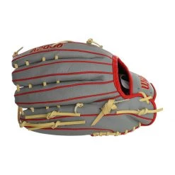 Best deal ✨ Wilson A2000 SuperSkin OT7 12.75" Baseball Glove: WBW1001041275 Grey, Red, Tan ✔️ -Deals glovegear Store 83f4 09 20 wilson a2000 superskin ot7 12 75 baseball glove wbw1001041275 33610 6 l