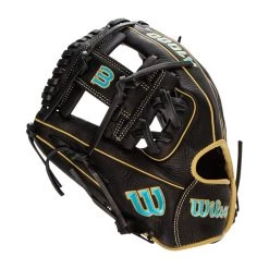 Best Sale 🛒 Wilson A1000 DP15 11.5" Baseball Glove: WBW100132115 Black, Tan, Blue ❤️ -Deals glovegear Store 84fc 11 21 wilson a1000 dp15 11 5 baseball glove wbw100132115 34270 10 l