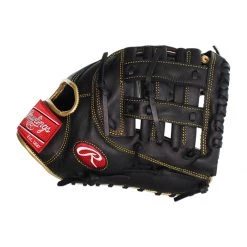 Wholesale 🧨 Rawlings R9 12.5" Baseball First Base Mitt: R9FM18BG Black, Gold 🎁 -Deals glovegear Store 852e 11 20 rawlings r9 12 5 baseball first base mitt r9fm18bg 33545 4 l