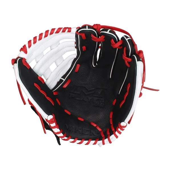 Promo 👍 Miken Player Series 13" Slow Pitch Softball Glove: PS130-PH Black, Red, White ⭐ 8 Promo 👍 Miken Player Series 13" Slow Pitch Softball Glove: PS130-PH Black, Red, White ⭐ - Image 8