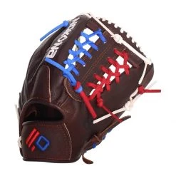 Best deal ❤️ Nokona X2 Elite 11.25" Youth Baseball Glove: X2-200POP RWB Blue, Brown, Red, White 🎉 -Deals glovegear Store 8897 02 20 nokona x2 elite series youth baseball glove x2 200pop rwb youth 23501 3 l
