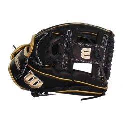Budget 👍 Wilson A2000 H75 11.75" Fastpitch Softball Glove: WBW1002071175 Black, Gold 😍 -Deals glovegear Store 88cc 09 20 wilson a2000 h75 11 75 fastpitch softball glove wbw1002071175 33629 4 l