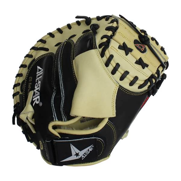 Hot Sale ⭐ All Star Pro 31.5" Youth Catcher's Mitt: CM1100PRO Black, Brown, Tan 👏 6 Hot Sale ⭐ All Star Pro 31.5" Youth Catcher's Mitt: CM1100PRO Black, Brown, Tan 👏 - Image 6