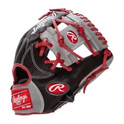 Flash Sale 🔔 Rawlings HOH Mark of a Pro 11.25" Baseball Glove: SPNP2-2BG Black, Grey, Red ❤️ -Deals glovegear Store 8d60 12 21 rawlings hoh mark of a pro 11 25 baseball glove spnp2 2bg 34315 3 l