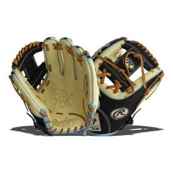 Budget 🧨 Rawlings Heart of the Hide 11.75" Baseball Glove: PRO315-2CBC Black, Blue, Tan ⌛