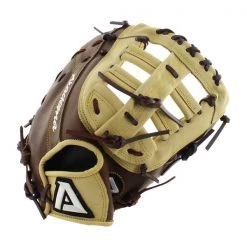 Wholesale 🥰 Akadema Prodigy 11.5" Youth First Base Mitt: AHC94-12 Brown ❤️ -Deals glovegear Store 9119 07 18 14975 2 m