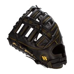 Best deal 🔥 Worth Player Series 13" Slow Pitch First Base Mitt: WPL130-FB Black, Gold 🔔 -Deals glovegear Store 911c 11 21 worth player series 13 slow pitch first base mitt wpl130 fb 33939 16 l