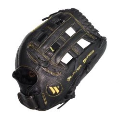Deals ❤️ Worth Player Series 13.5" Slow Pitch Softball Glove: WPL135-PH Black, Gold ❤️ -Deals glovegear Store 92fc 02 21 worth player series 13 5 slow pitch softball glove wpl135 ph 33940 3 l