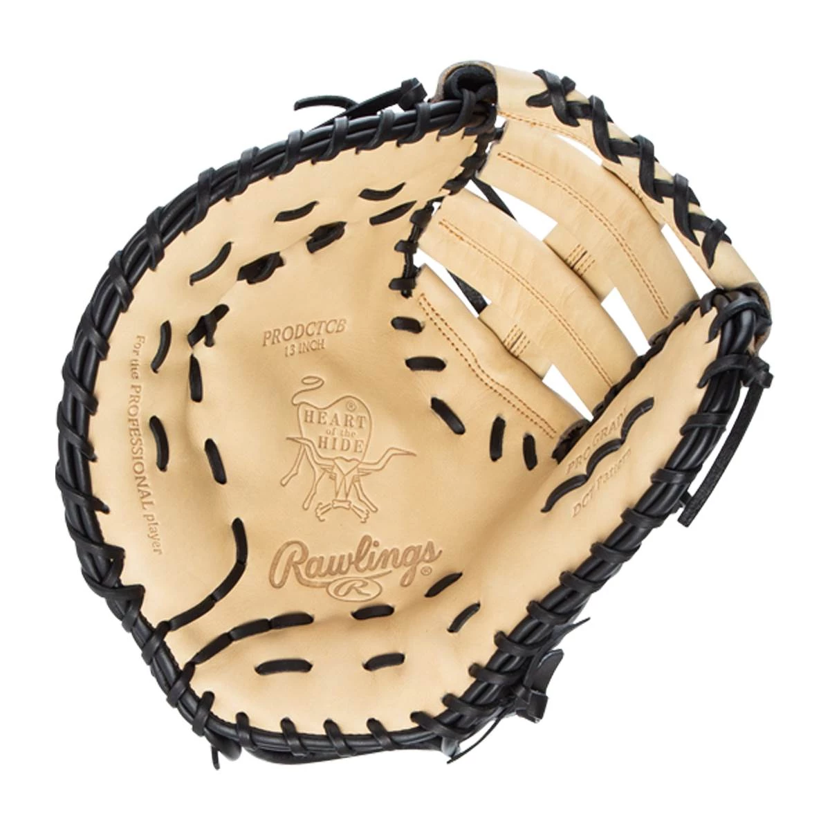 Outlet 💯 Rawlings Heart of the Hide 13" First Base Mitt: PRODCTCB Black, Tan 🥰 2 Outlet 💯 Rawlings Heart of the Hide 13" First Base Mitt: PRODCTCB Black, Tan 🥰 - Image 2