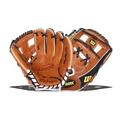 Wholesale ⌛ Wilson A2000 SuperSkin 11.75" Baseball Glove: WTA20RB191787SS Black, Brown 👍