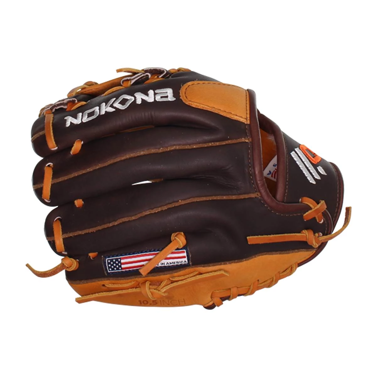 Discount 🌟 Nokona Alpha Select 10.5" Youth Baseball Glove: S-100I Brown ✨ 5 Discount 🌟 Nokona Alpha Select 10.5" Youth Baseball Glove: S-100I Brown ✨ - Image 5