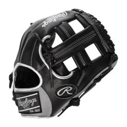 Promo ✨ Rawlings Encore 11.25" Baseball Glove: EC1125-20B Black, Grey, Silver 👏 -Deals glovegear Store 975a 12 21 rawlings encore 11 25 baseball glove ec1125 20b 34588 3 l